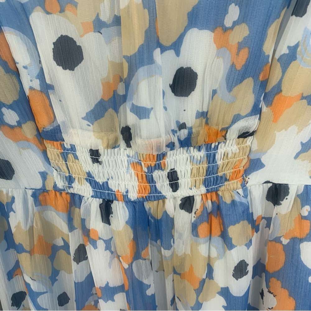 Joie Limited Edition Floral Fields Tiered Chiffon Maxi Dress - Picture 8 of 15